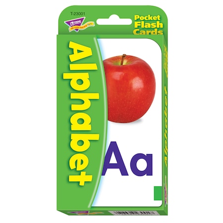 Trend Enterprises Alphabet Pocket Flash Cards T23001